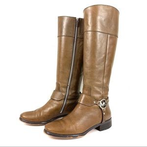 Michael Kors Fulton Harness Tall Riding Boots